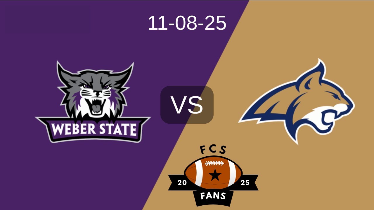 Weber State vs. Montana State Extended Highlights - 11-08-25 #fcsfootball #collegefootball