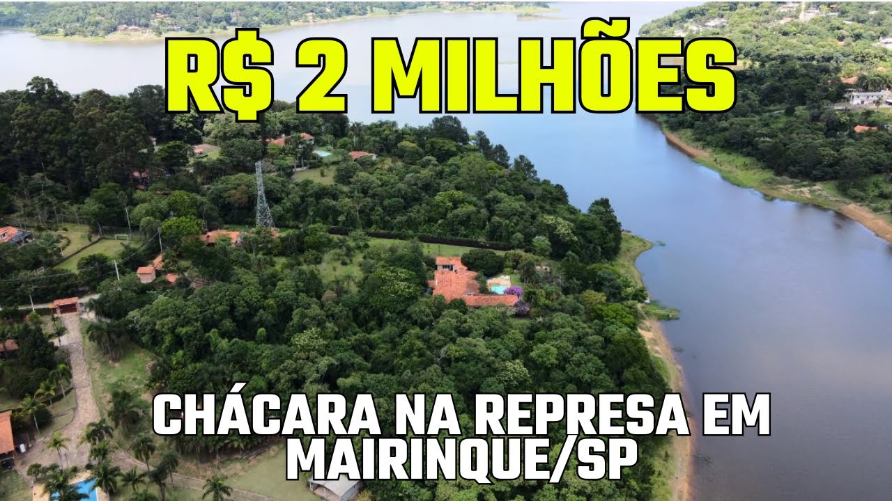 #211 VENDO CHÁCARA NA REPRESA POR 2 MILHÕES EM MAIRINQUE/SP #sitio #chacarasemibiuna