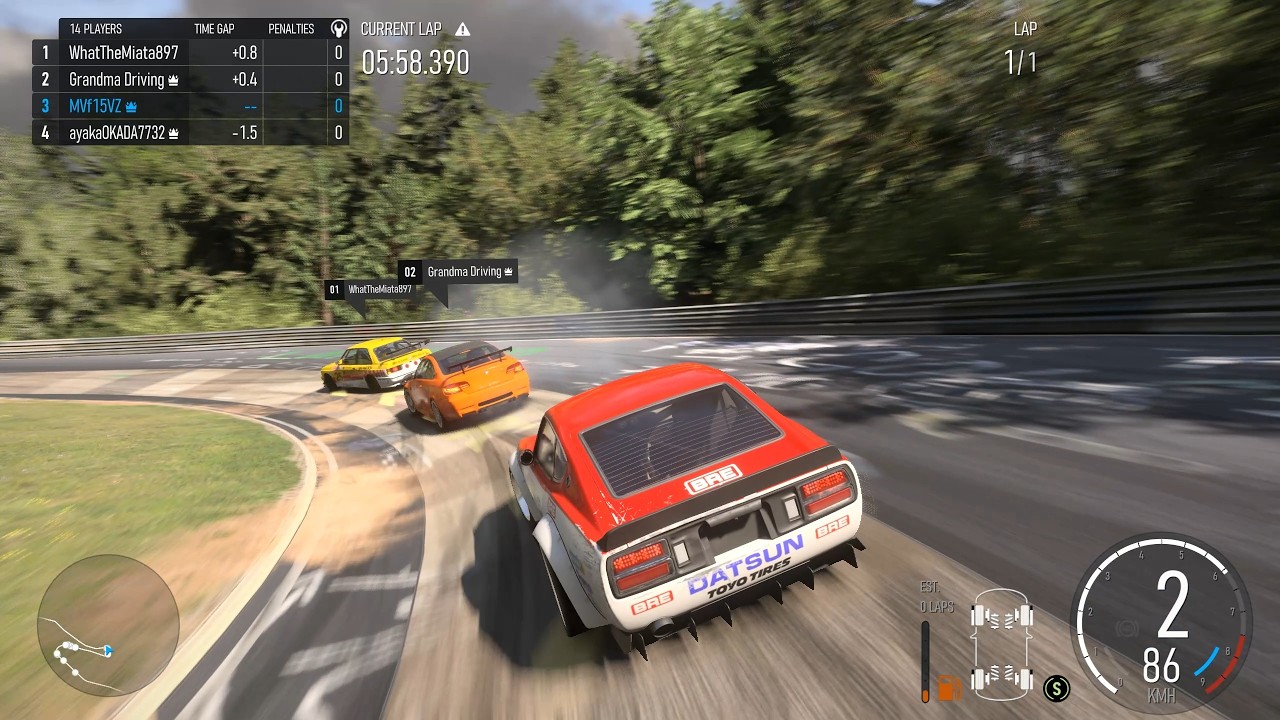 Can the Forsberg 280z Survive 3-Way Battle on Nürburgring? (Forza Motorsport)