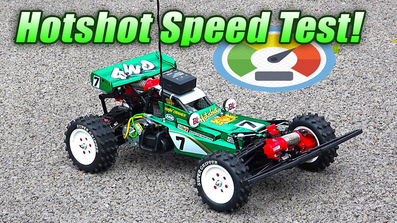 Тест скорости Tamiya Hotshot: медленный старт! — Двигатель с настройкой крутящего момента