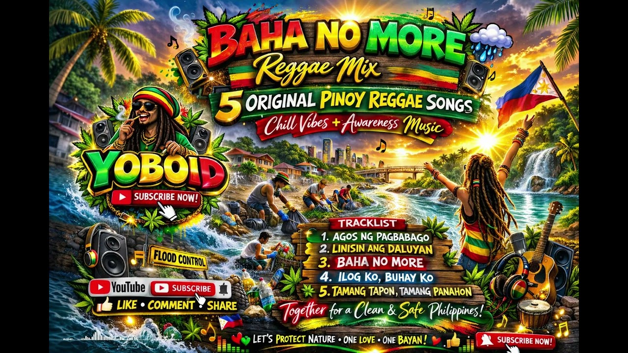 BAHA NA NO MORE 🌊 | Pinoy Reggae Mix 2026 🇵🇭 Chill Vibes + Awareness Music