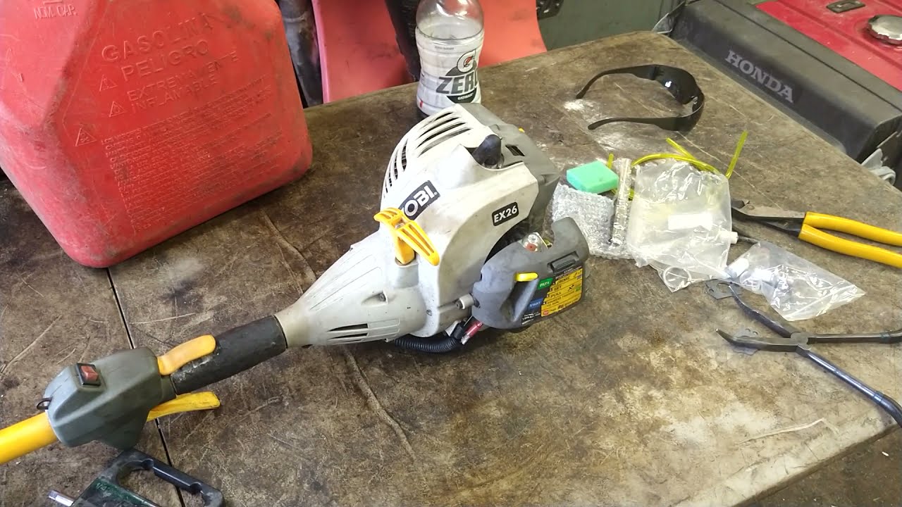 ryobi ex26 trimmer carburetor adjustment
