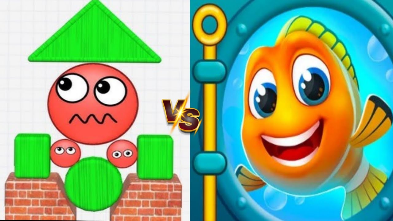Hide Ball Brain Vs Save The Fish Gameplay Walkthrough Challenge Merge Balls DrawsSpeed!