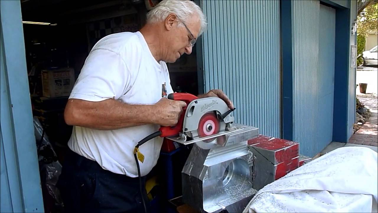 Cutting aluminum with a skillsaw