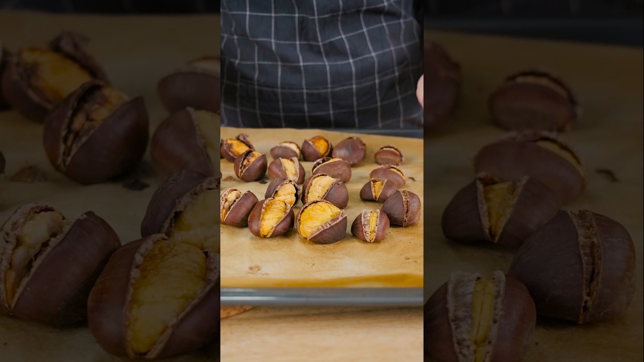 Рецепт жареных каштанов 🌰