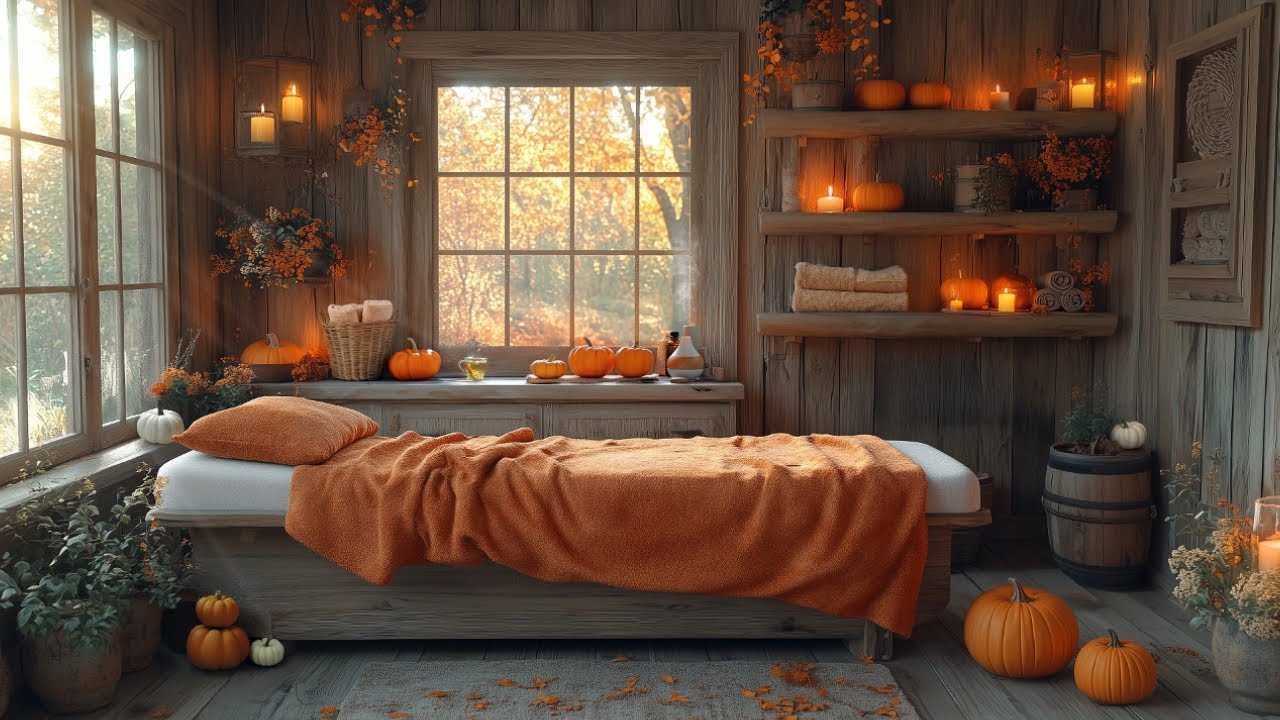 Relaxing Nature Sounds at an Autumn Spa 🍂 Nature Ambience