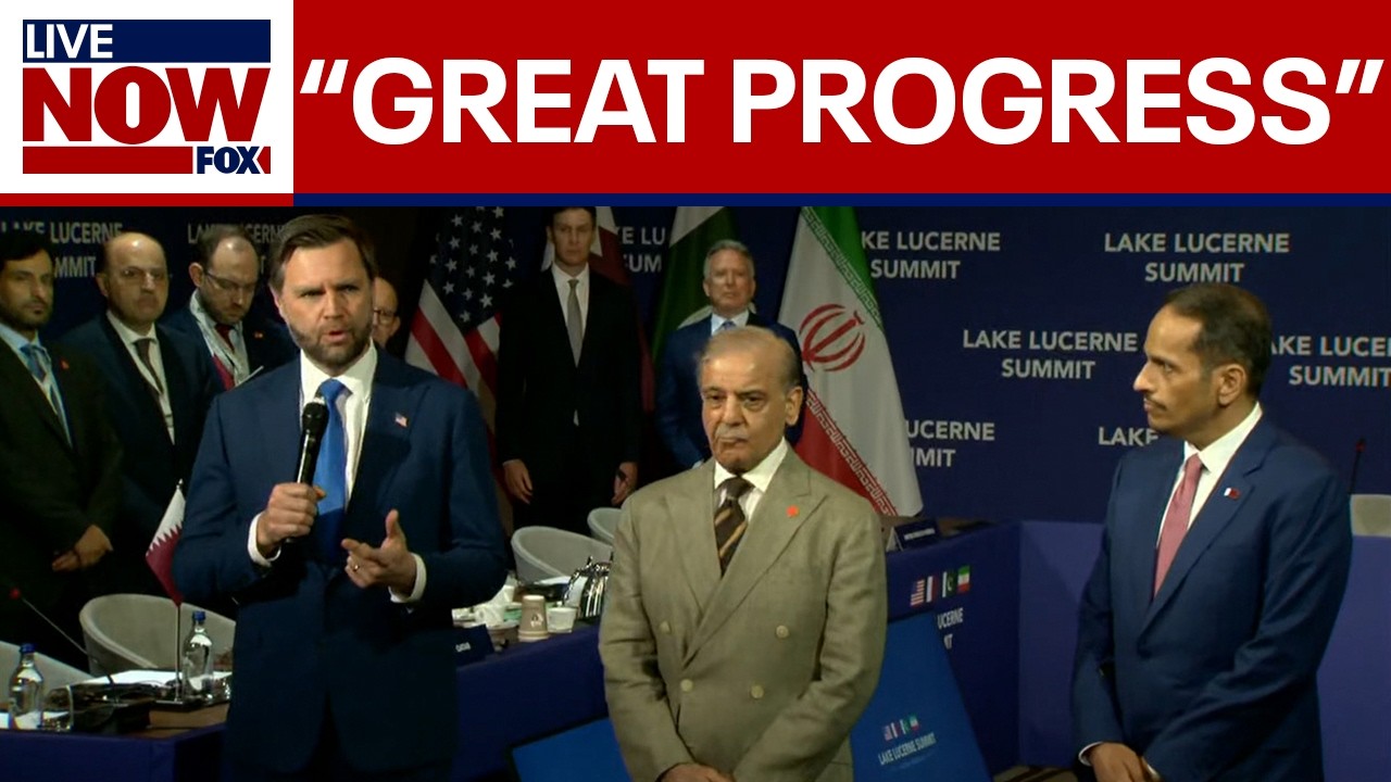 Vance meets with Mideast leaders for Iran peace talks