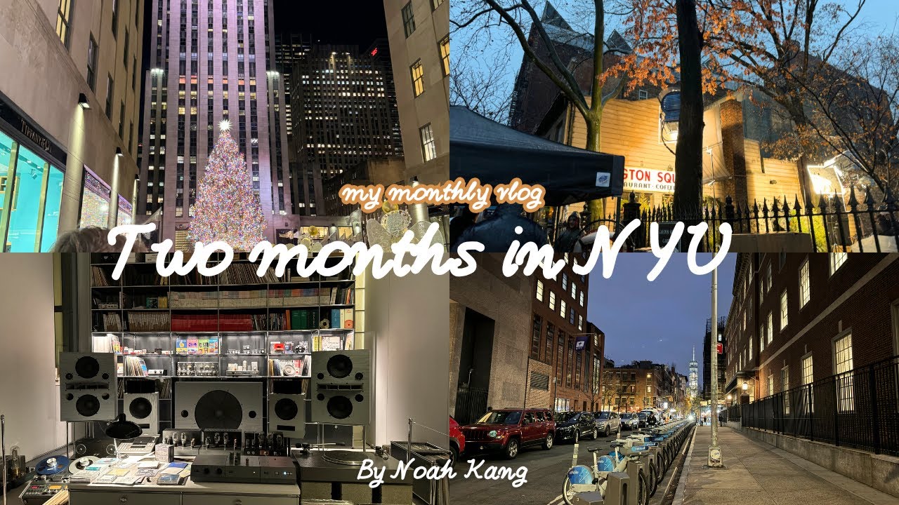Winter at NYU: December + January Vlog | Monthly Vlog