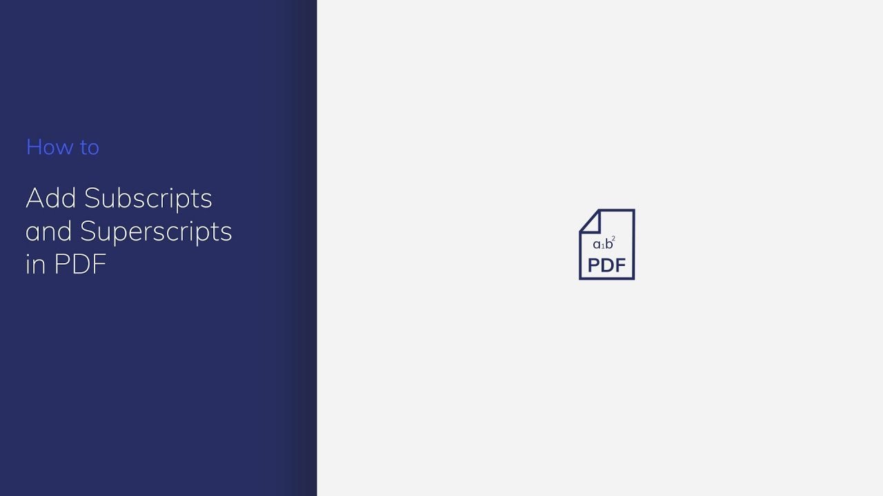 Add Subscripts and Superscripts in PDF with PDFelement