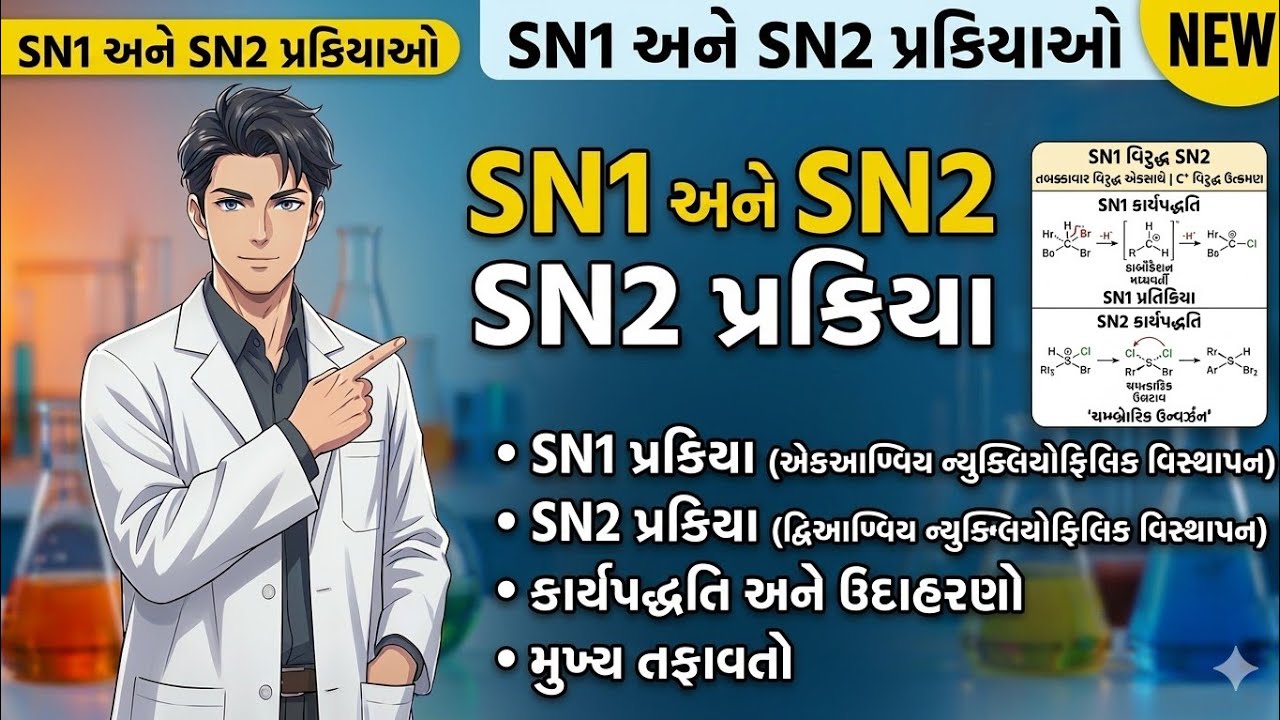 SN1 AND SN2 REACTION ChemRas By Nikunj Sir  is live