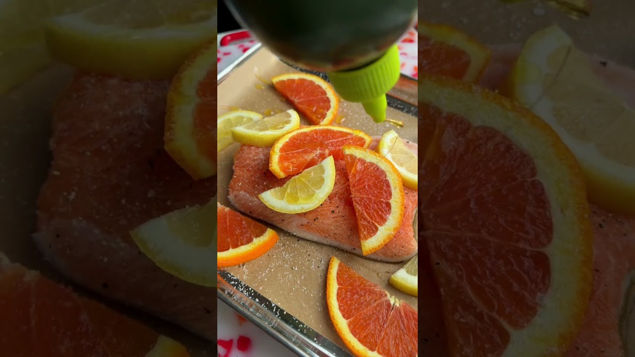 citrus roasted arctic char🍊🍋🐟