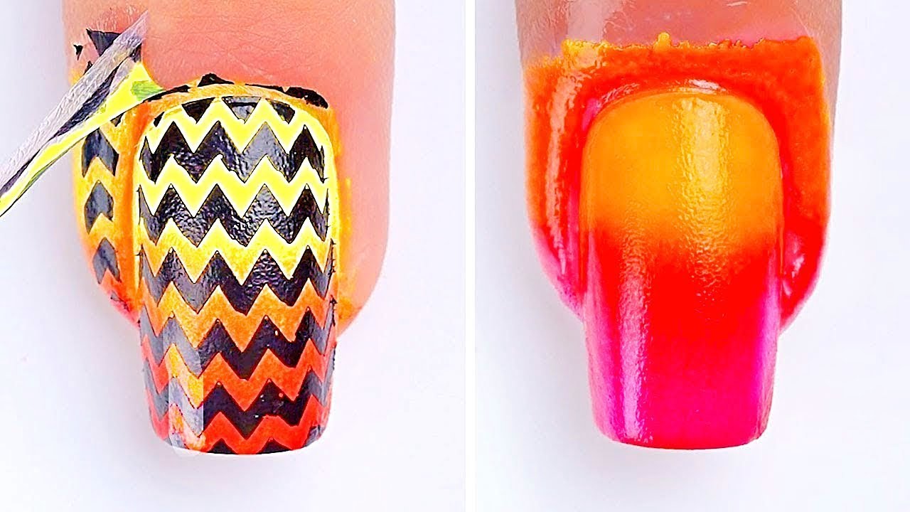 Nuevos diseños de uñas 2021 💅 Diseños de uñas paso a paso #60