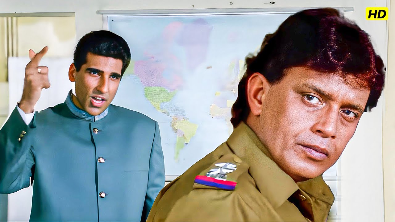 तेरा नाम बहुत सुना है, इंस्पेक्टर अभिमन्यु | Mukesh Rishi and Mithun Chakraborty Best Action Climax
