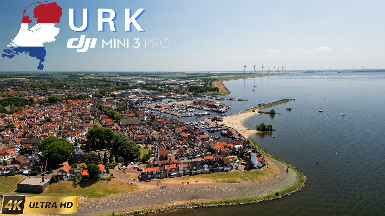 Urk 🇳🇱 Drone Video | Bible Belt | 4K UHD | Soft House - Relaxing Music