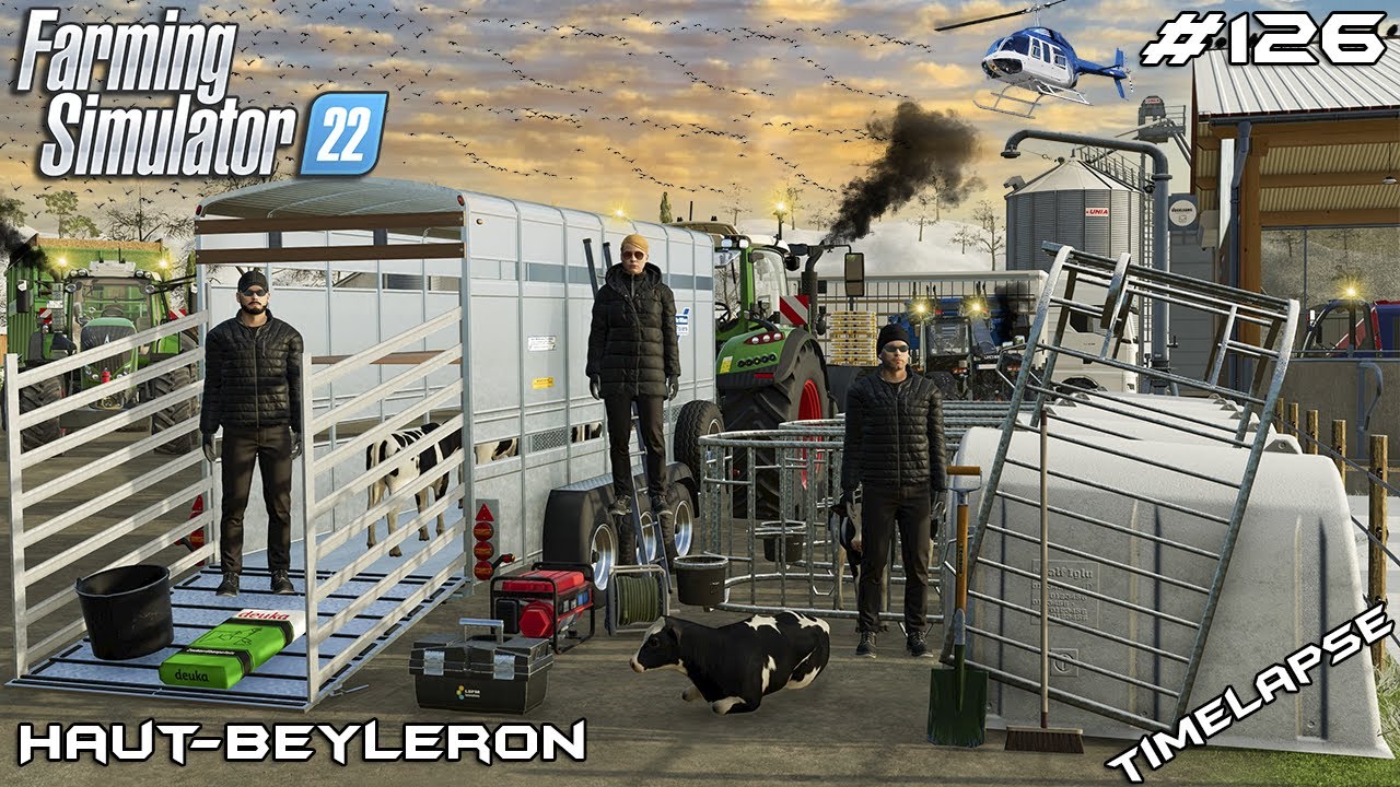MOVING CALVES, HEIFERS & YOUNG BULLS | Animals on Haut-Beyleron | Farming Simulator 22 | Episode 126