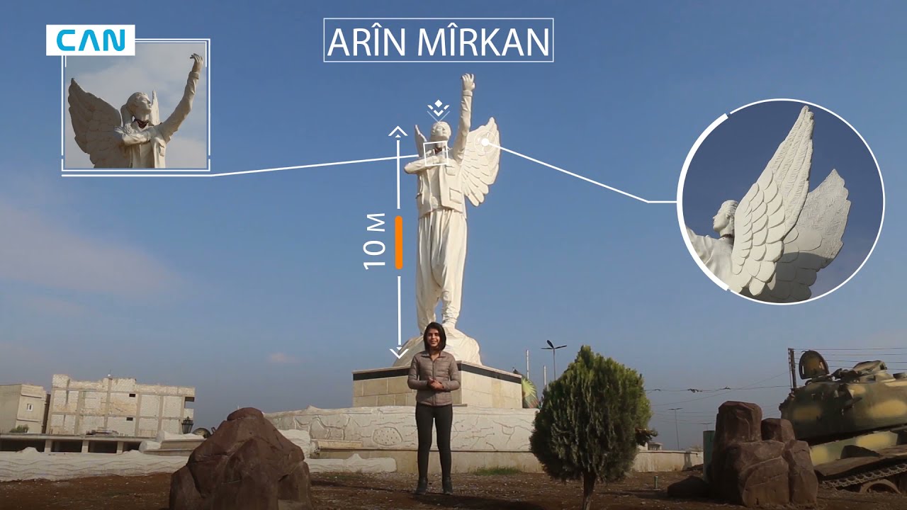 ساحة آرين ميركان أشهر ساحة في مدينة كوباني Qada Arîn Mîrkan qada herî navdar e li Kobanî