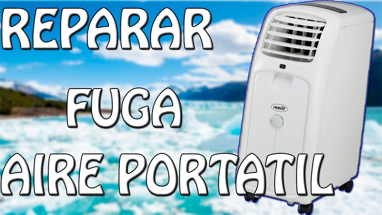 Reparación de una FUGA en un Aire Acondicionado PORTATIL