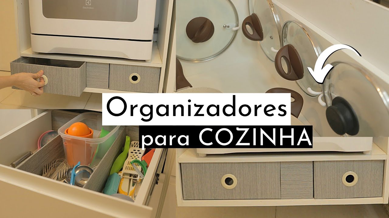 3 IDEIAS DE ORGANIZAÇÃO PARA COZINHA