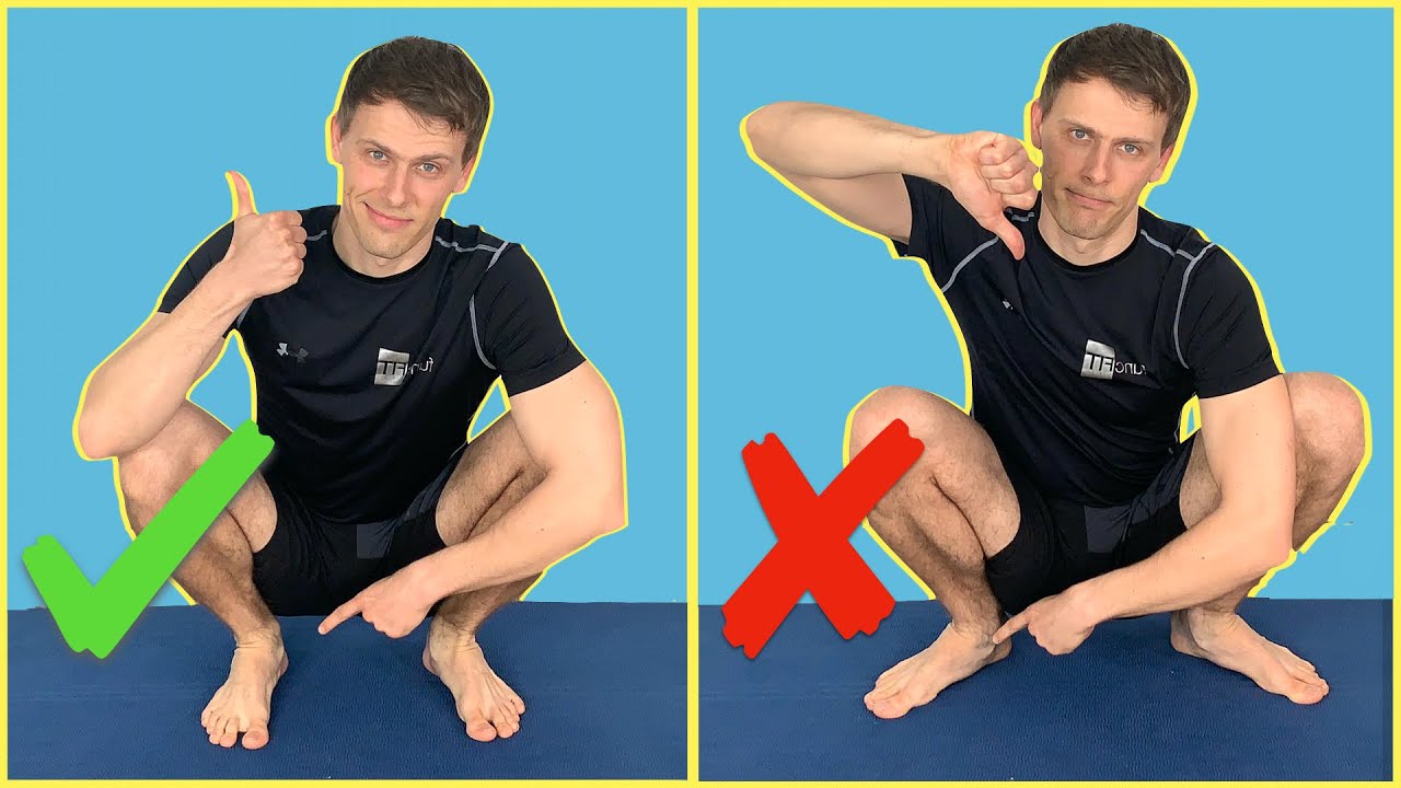 Tiefe Hocke verbessern und Sprunggelenke mobilisieren