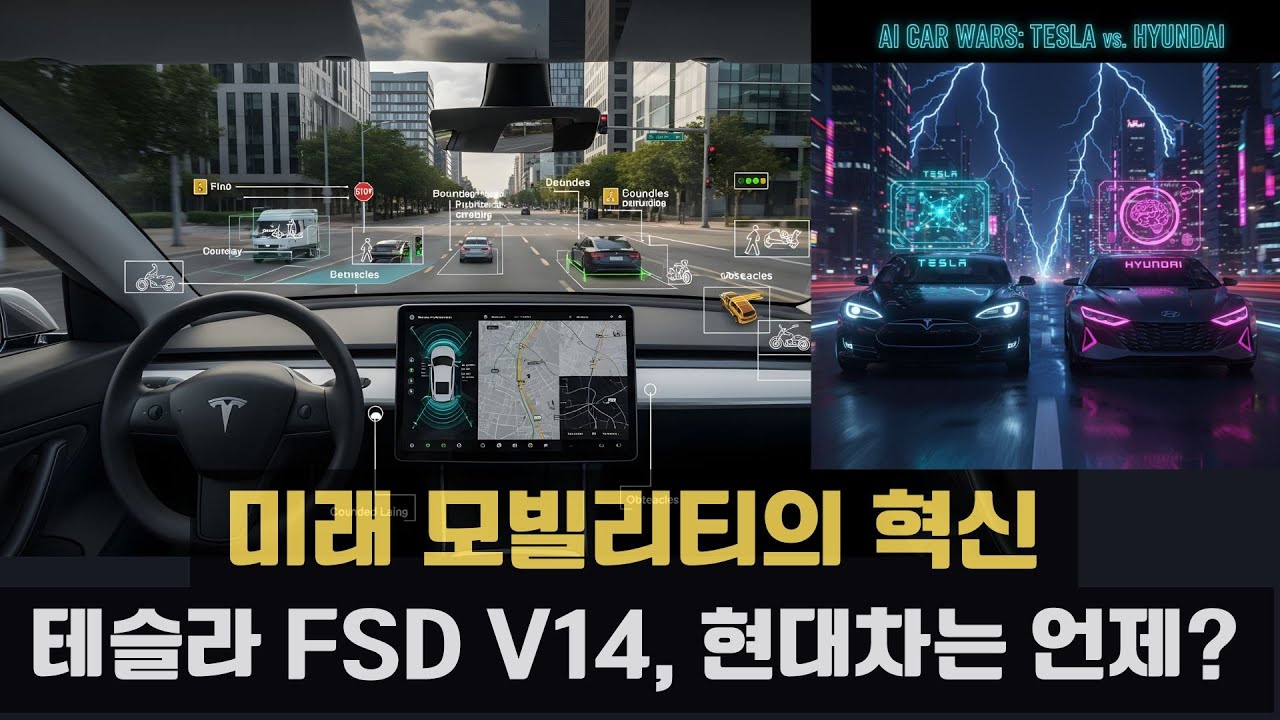 테슬라 완전 자율 주행 기술 V14 : 우리나라 자율주행 기술 개발 로드맵