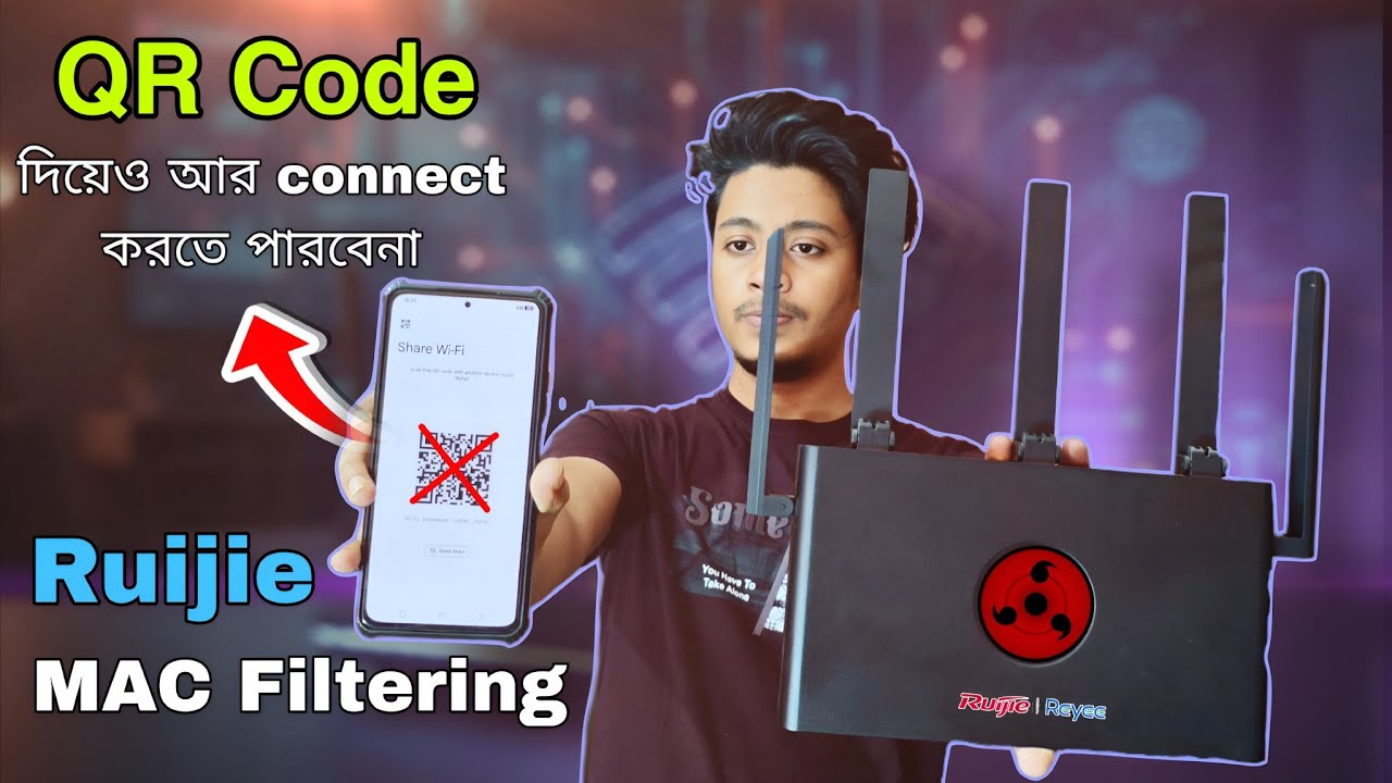 Any Ruijie Router MAC Filtering Configuration 2026! How to Disable QR code on Wi-Fi