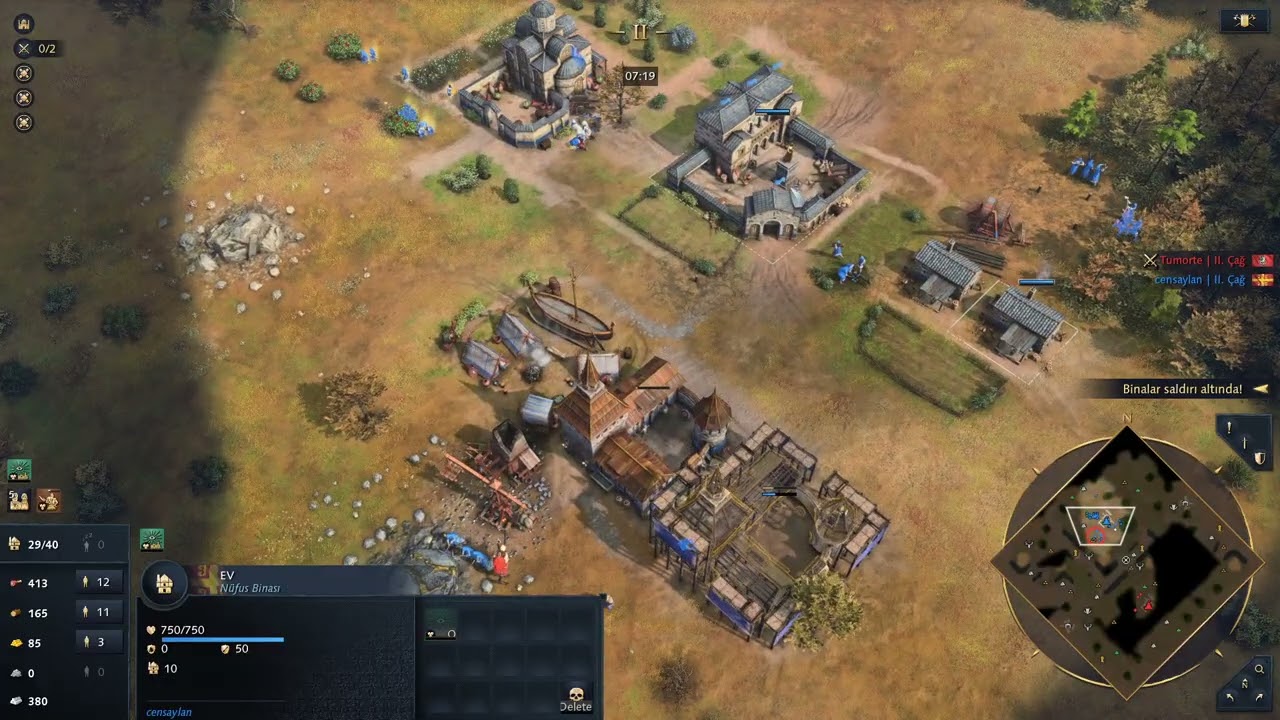 S12E003 Platin 1v1 Sıralı Oyun #aoe4 - MAKEDON vs Rus - Büyük bombarduman