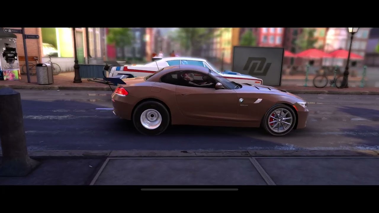 Nitro Nation BMW Z4 sDrive35i vs AMC Rebel Machine =(