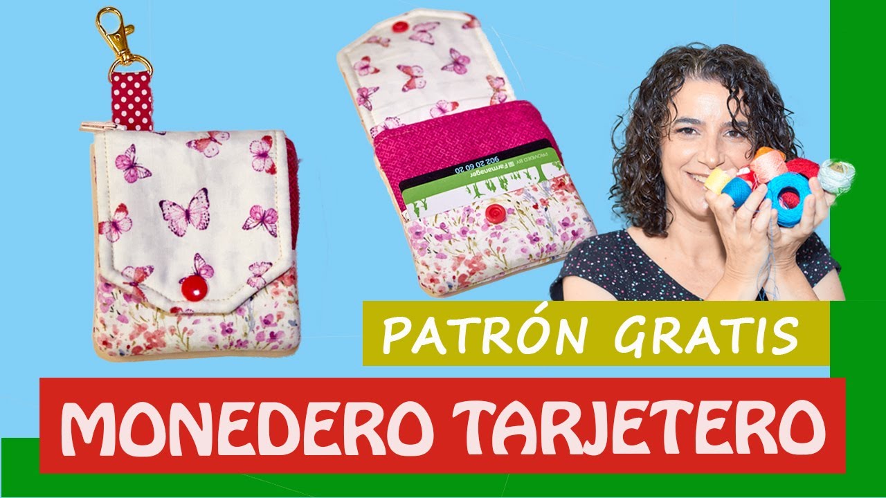 👛 MONEDERO TARJETERO de tela | (FÁCIL) ✅⭐