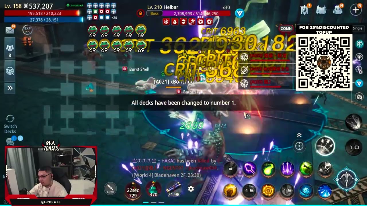 xBonchug (A21 Resistance) robbed A33 Redmoon Purgatory 7F #MIR4 #mir4global