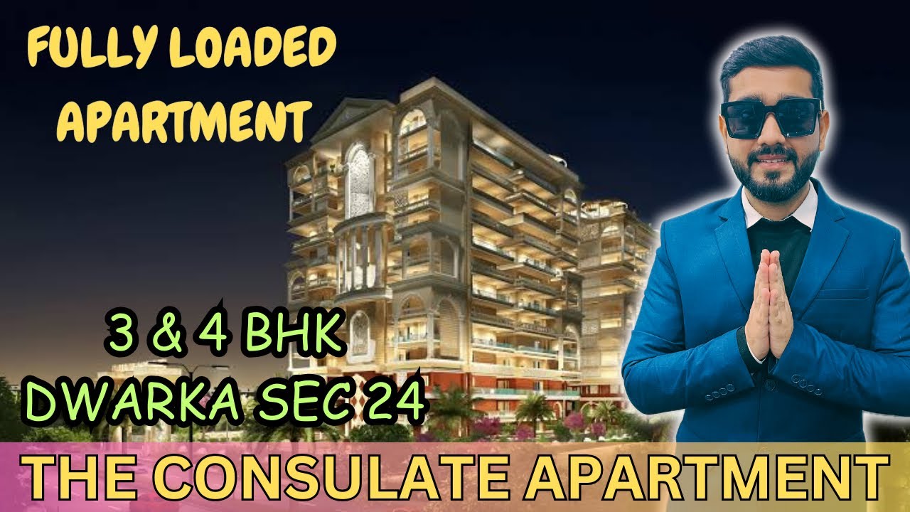THE CONSULATE APARTMENT 3 & 4 BHK WITH SKY WALK l CONSULATE APARTMENT IN DWARKA SECTOR 24