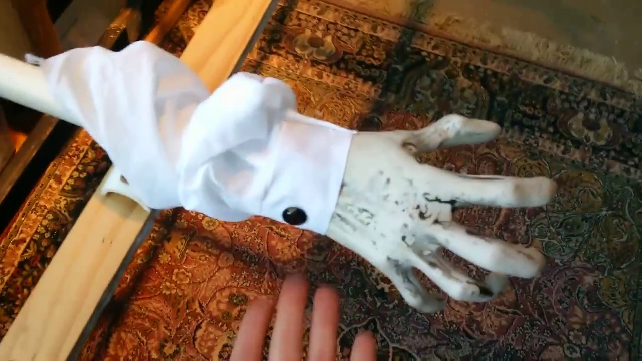 My Version of a Zombie Grabshaft - Haunted House Prop