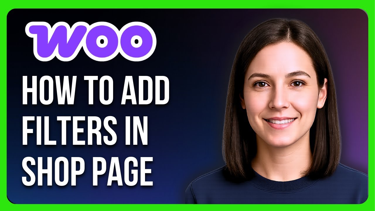 Как добавить фильтры на страницу магазина WooCommerce