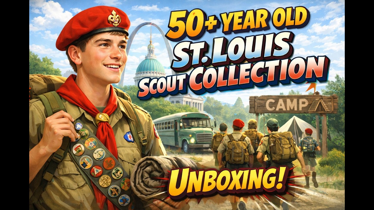 50+ Year Old St. Louis Boy Scout Collection Unboxing