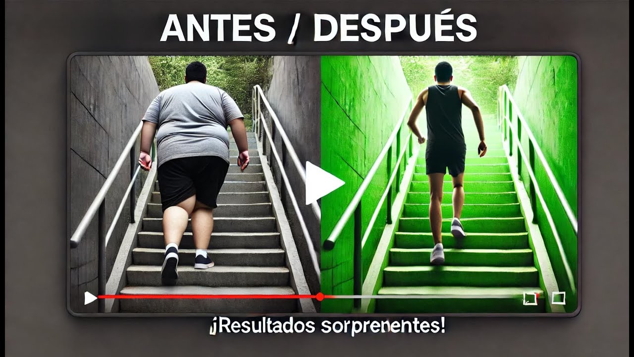 ¡Quema GRASA YA! 🔥 Cómo Subir y Bajar ESCALERAS para Adelgazar 🏃‍♂️