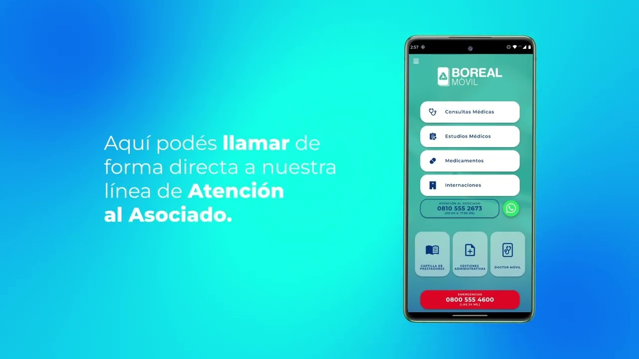 App Boreal Móvil: ¿Cómo me comunico con atención al cliente?