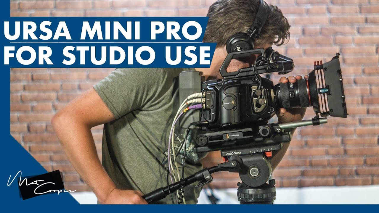 Blackmagic Design Ursa Mini Pro for Studios.