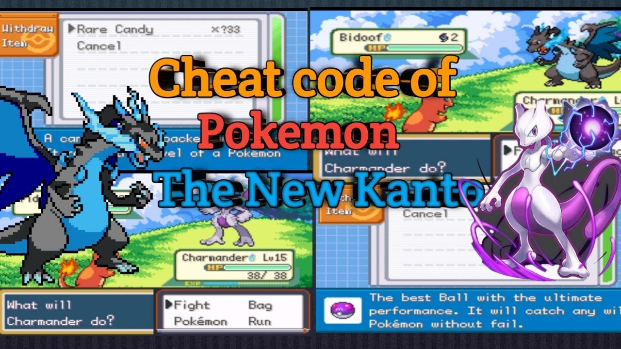 Чит-коды Pokemon The New Kanto