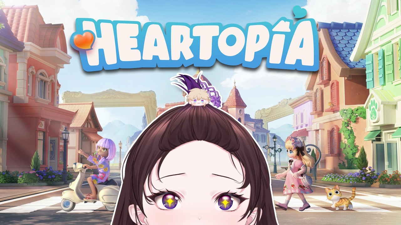 【HEARTOPIA】Pertama Kali! Sims Tapi Imut?【VTuber Indonesia】