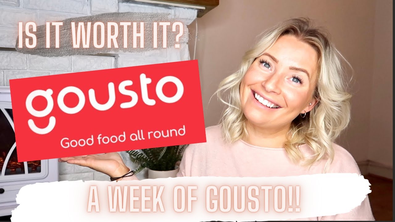 WEEK OF MEALS FOR £5.49?? | GOUSTO | IS IT AS GOOD AS PEOPLE SAY??