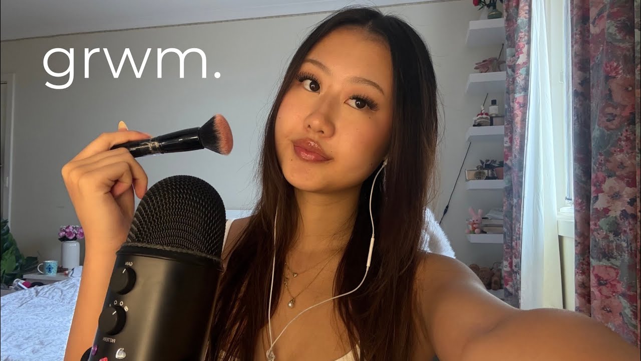 ASMR updated makeup grwm + life updates
