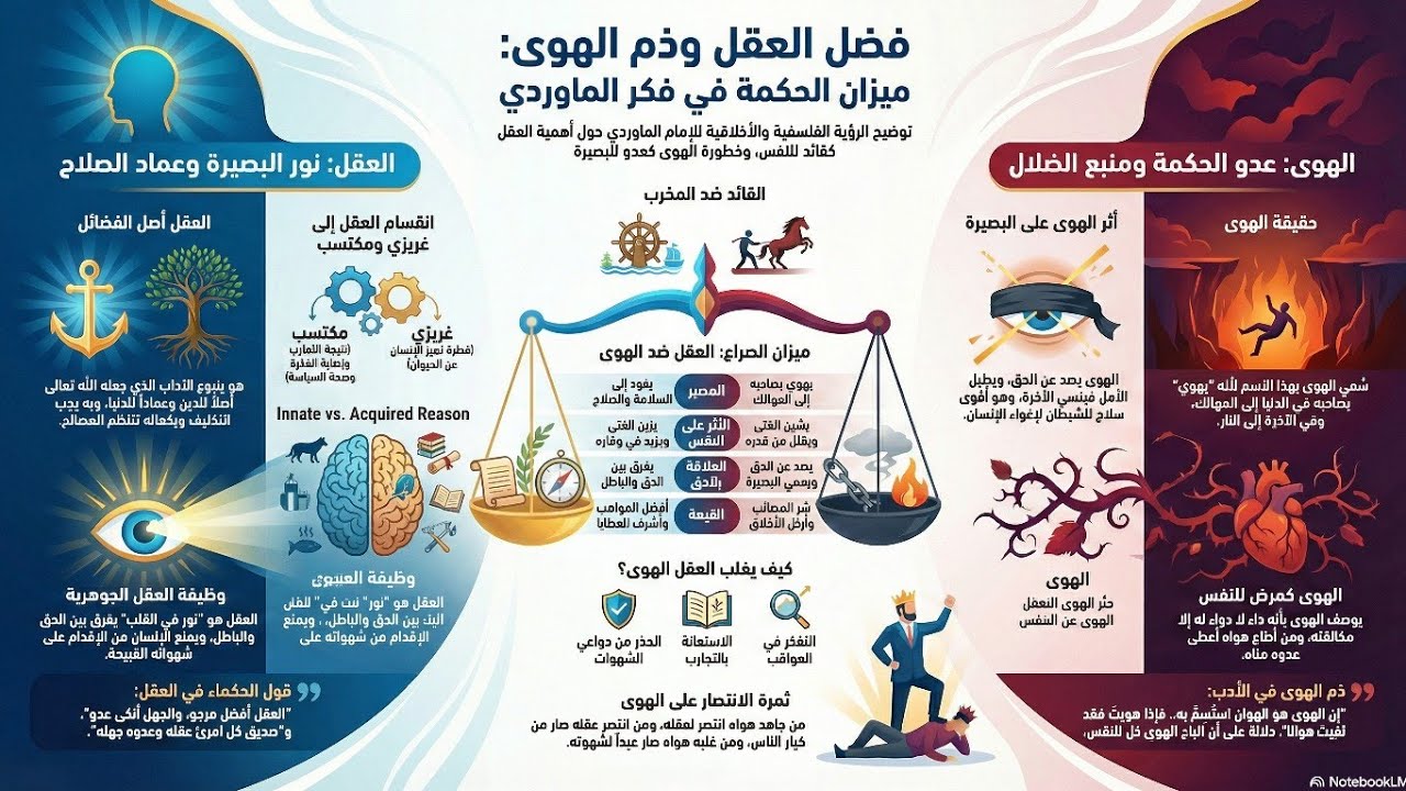 أدب الدنيا والدين (العقل)