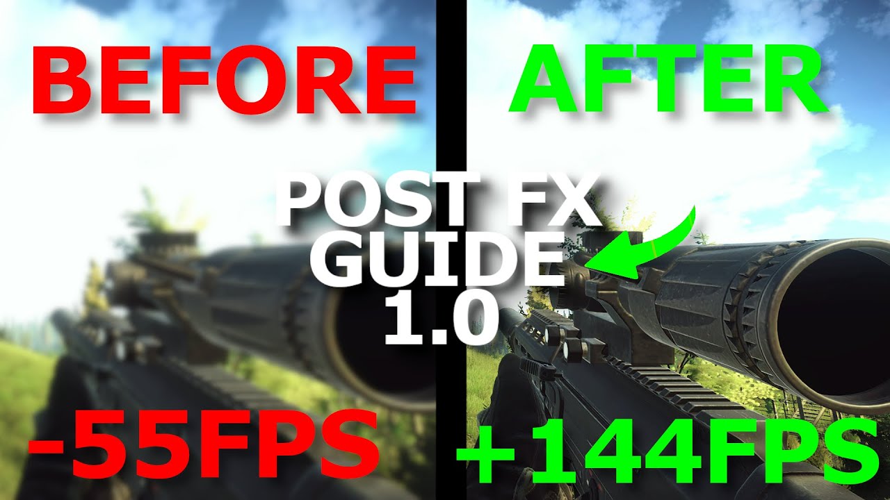 Руководство по повышению FPS и видимости: ЛУЧШИЕ НАСТРОЙКИ POSTFX ДЛЯ (ПАТЧ 1.0) - Escape From Ta...