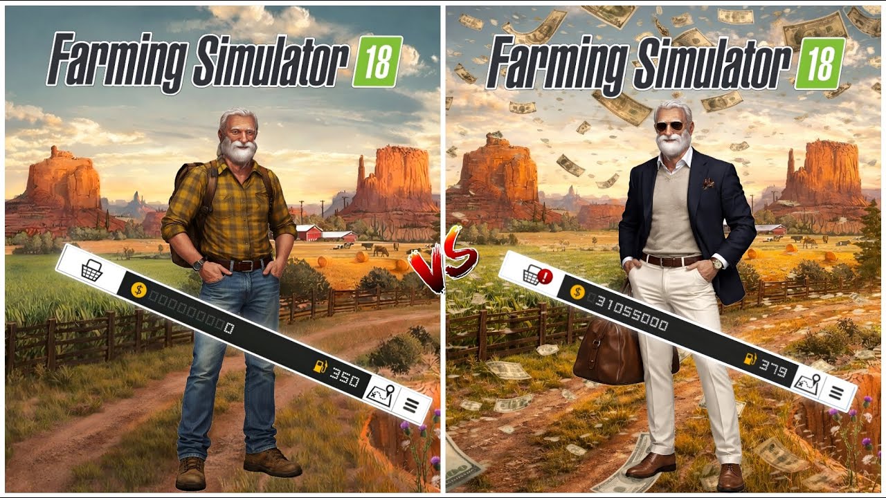 FS 18: Игра &laquo;Бедные против богатых&raquo;! Таймлапс Farming Simulator 18 | #fs18