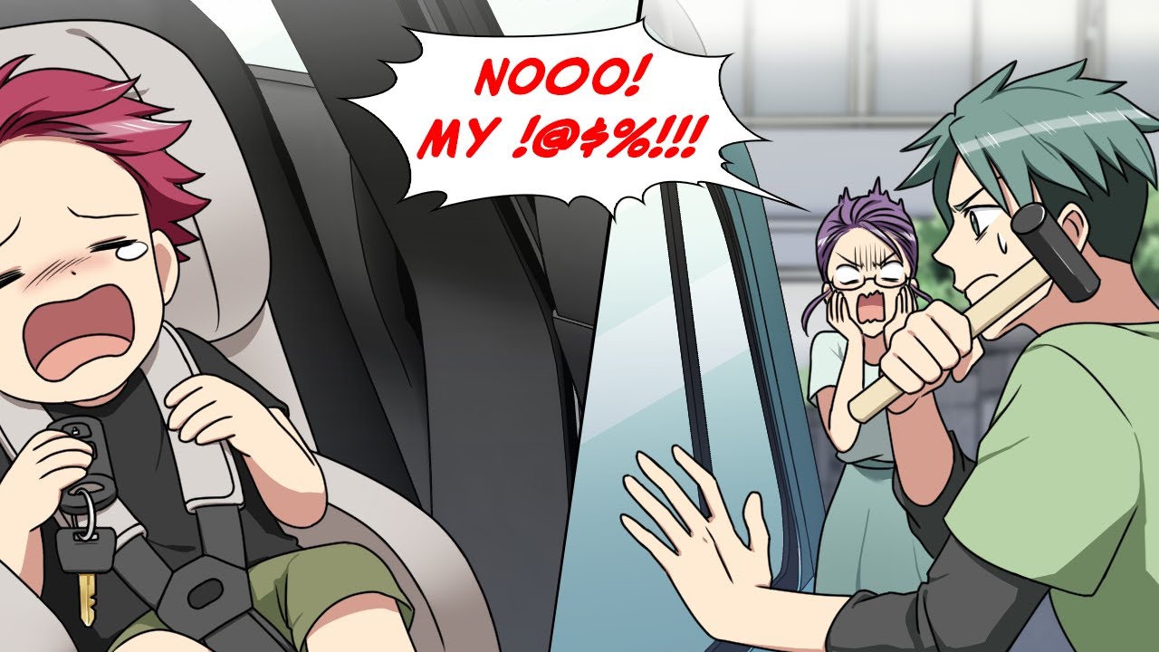 My nephew was trapped in the car on a hot summer day so I went to save him, but... [Manga Dub]