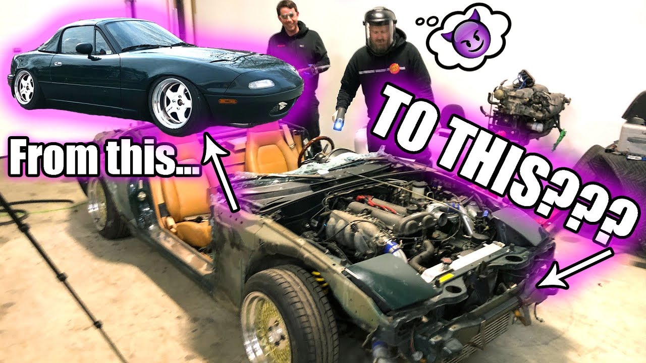 I FIXED THE STOLEN MIATA!!!