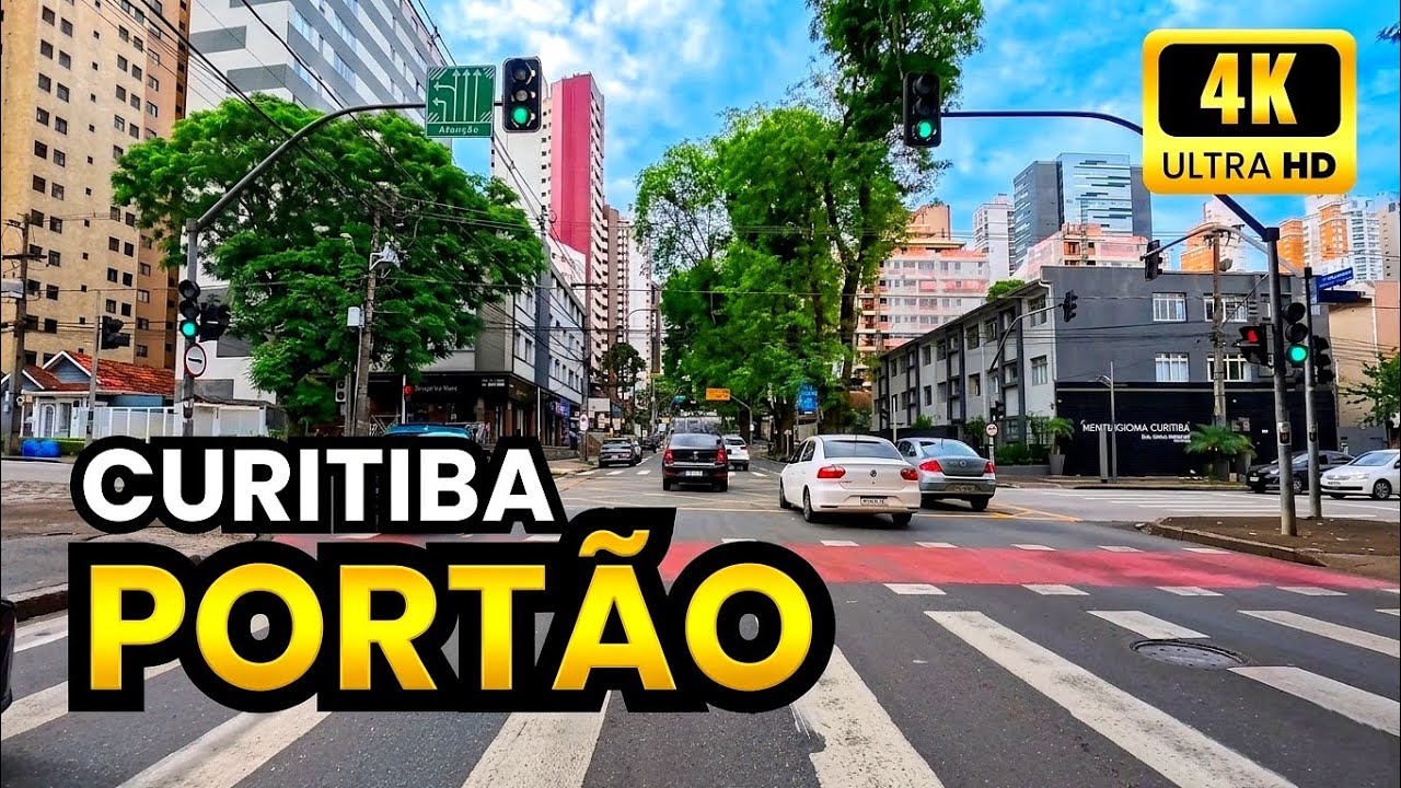 Curitiba 4K: Imersão Urbana pelo Bairro Portão [Driving Tour 2026] rápida sentido centro
