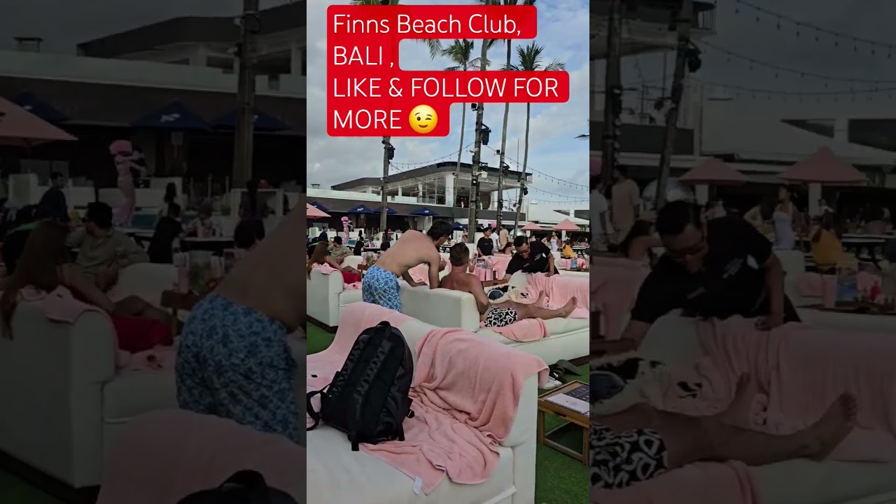 Finns Beach Club,  Bali , the calm before the storm 