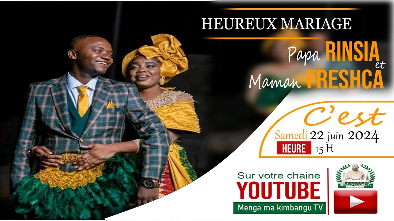 Suite du mariage de papa rins et maman freshca en direct !