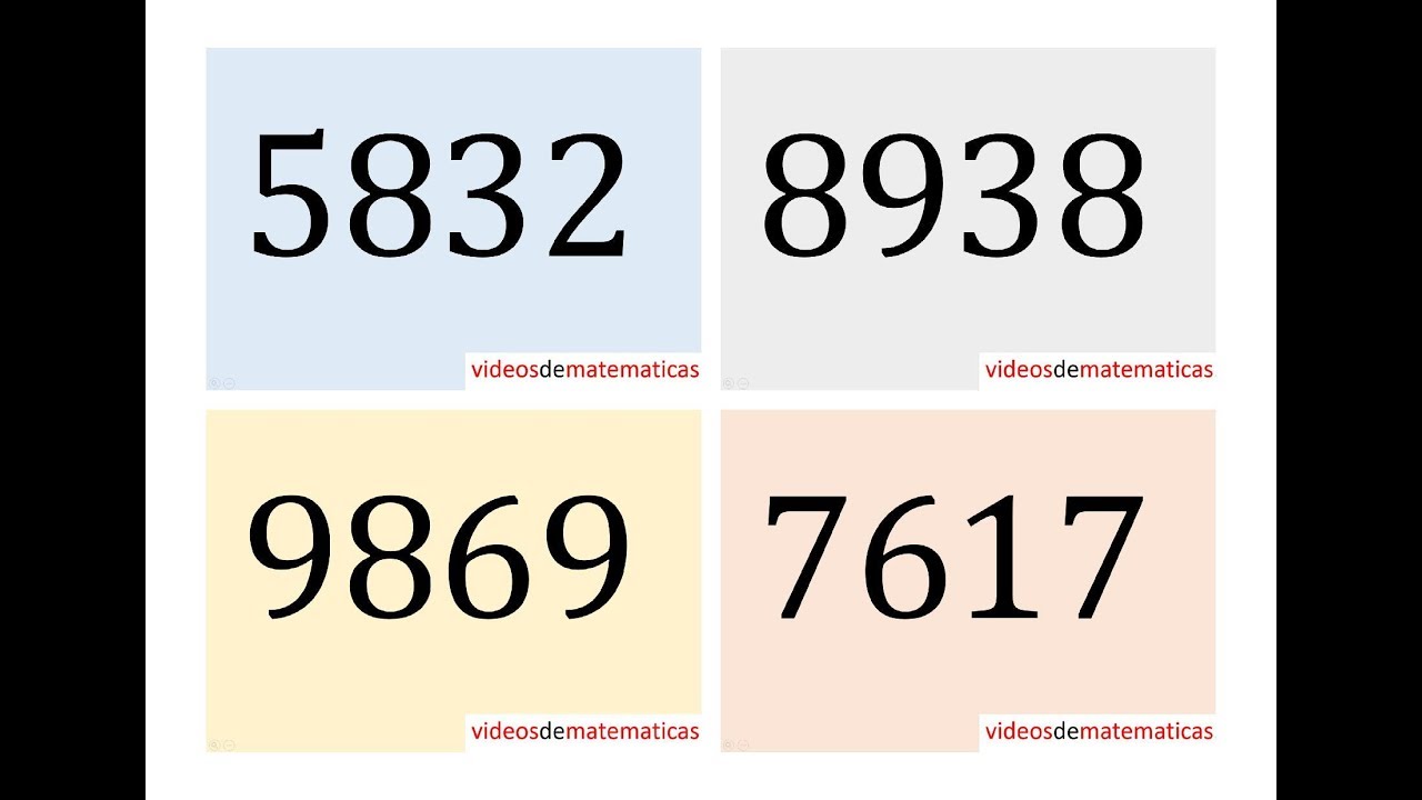 Como aprender a leer los numeros grandes