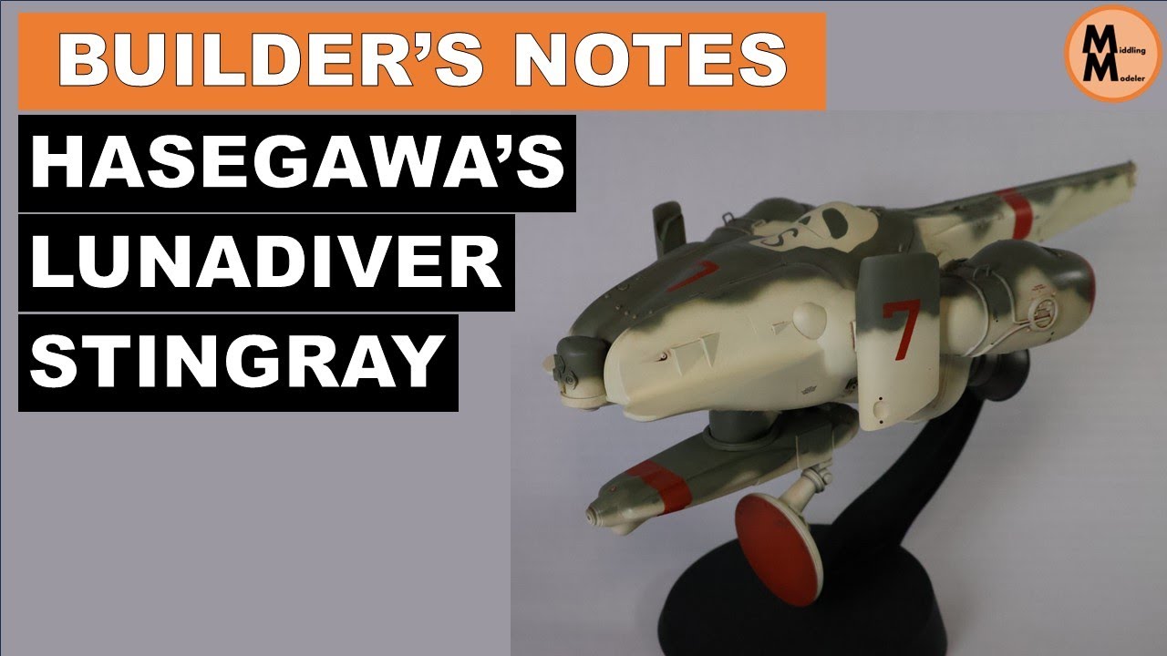 Hasegawa's 1/35th scale Lunadiver Stingray - Builder's Notes